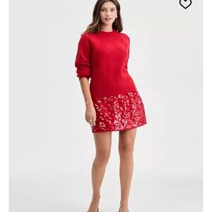  Mixed-Argyle Crewneck Sweater